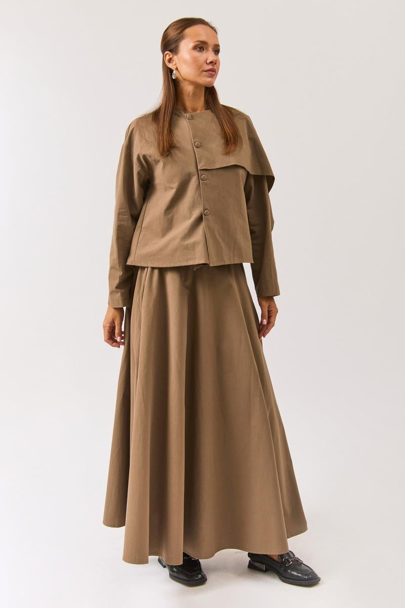 Geniş Kemerli Etek Toprak