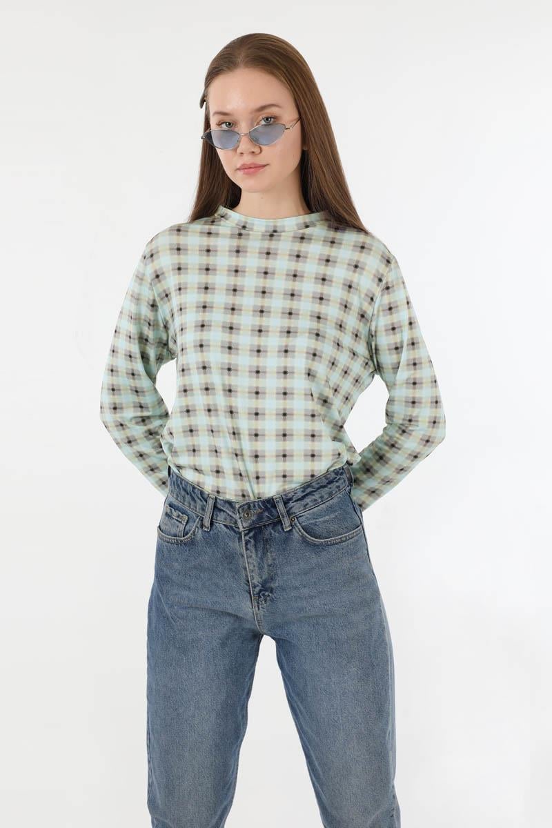 Karışık Desenli Body Mint