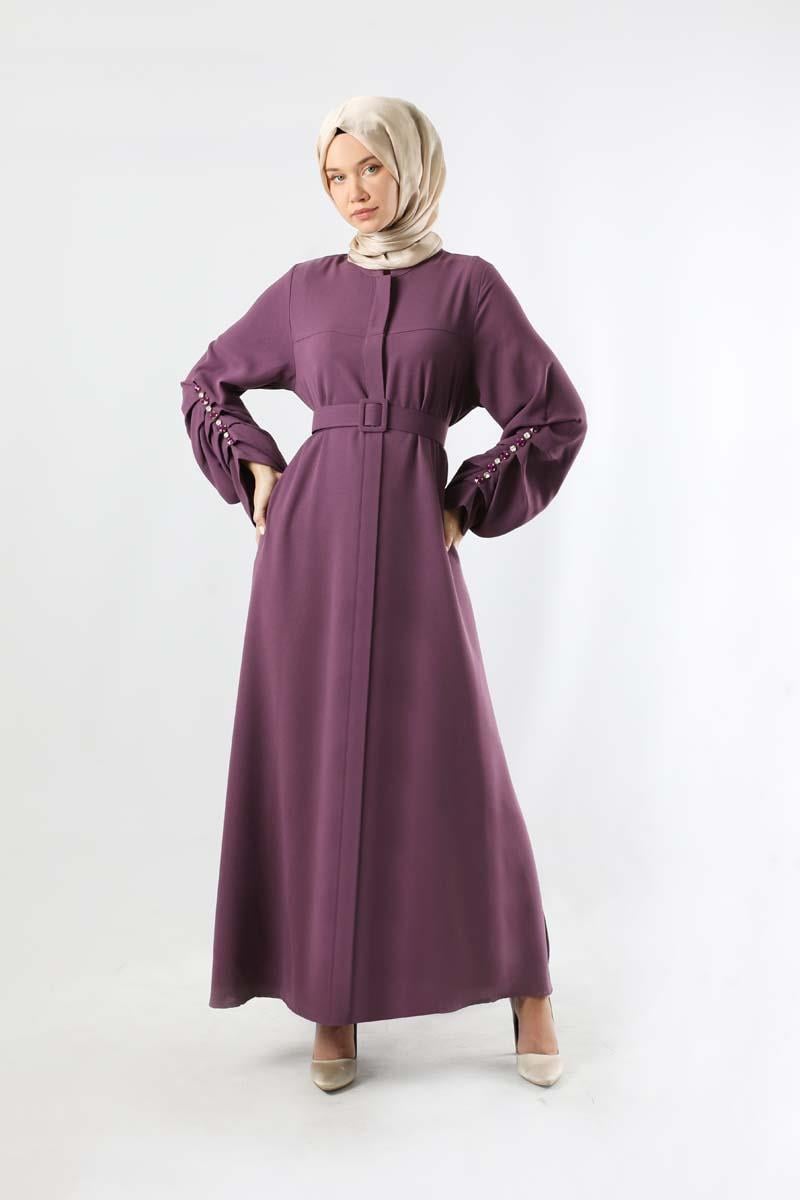 Kemerli Pileli Ferace Mürdüm