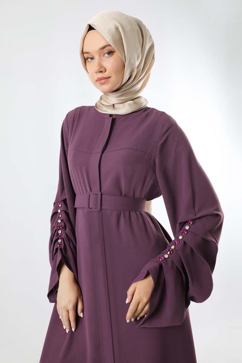 Kemerli Pileli Ferace Mürdüm