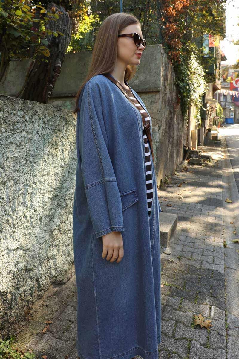 Klasik Denim Kap Açık Mavi