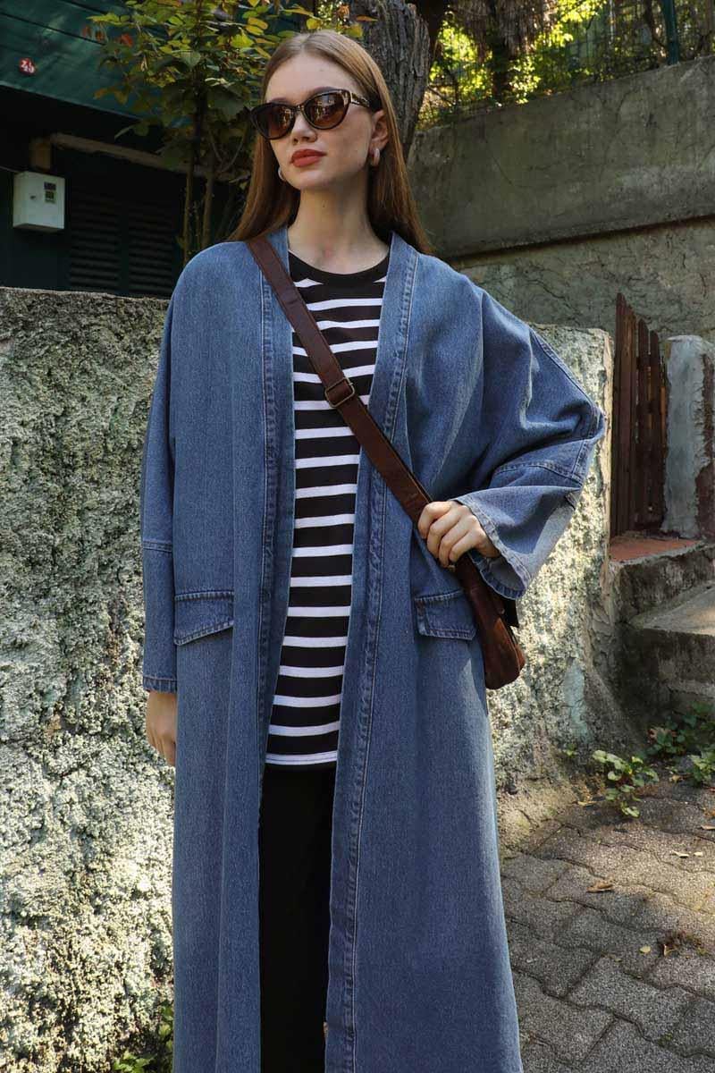 Klasik Denim Kap Açık Mavi