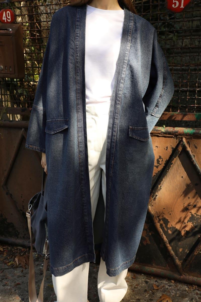 Klasik Denim Kap Koyu Mavi