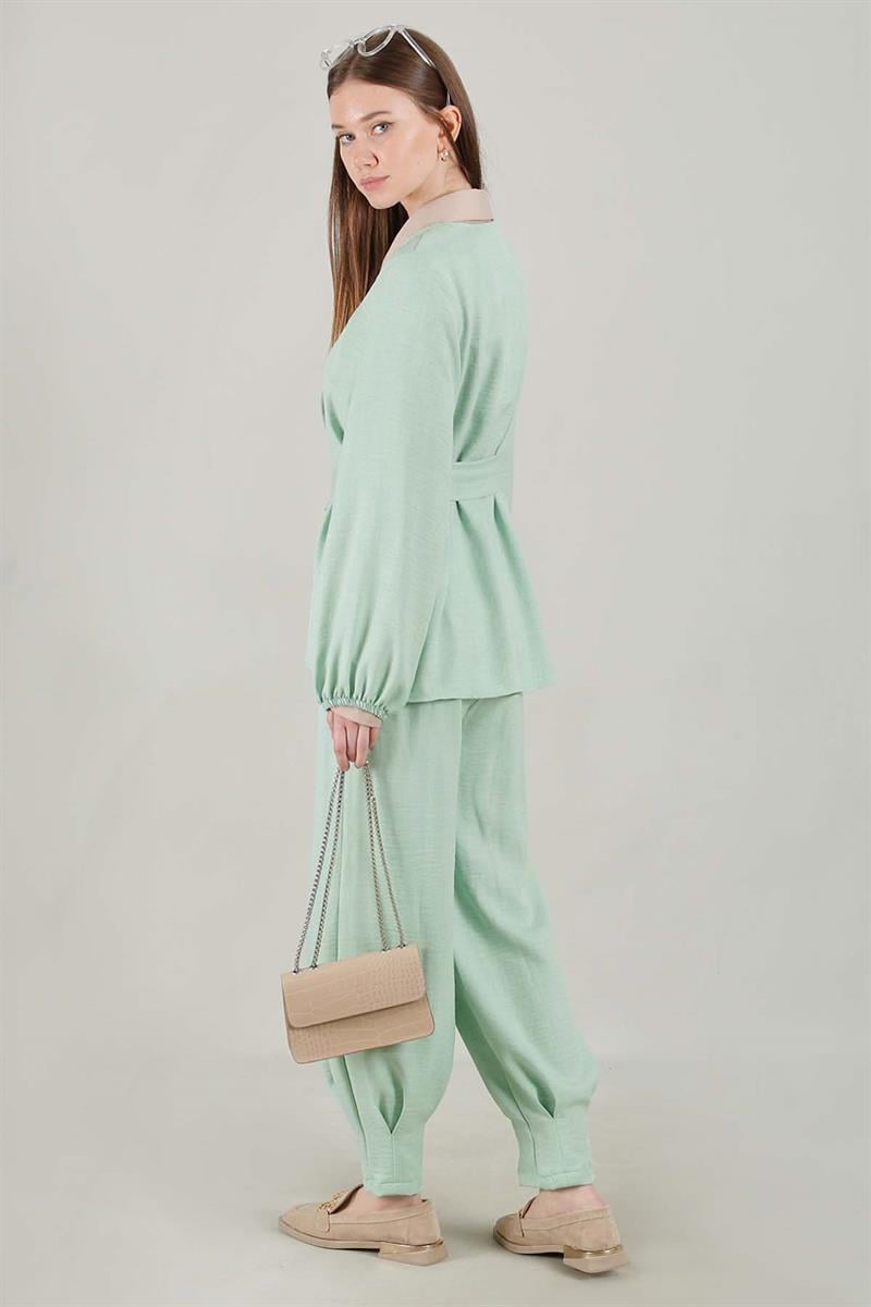 Klasik Kimono Takım Mint