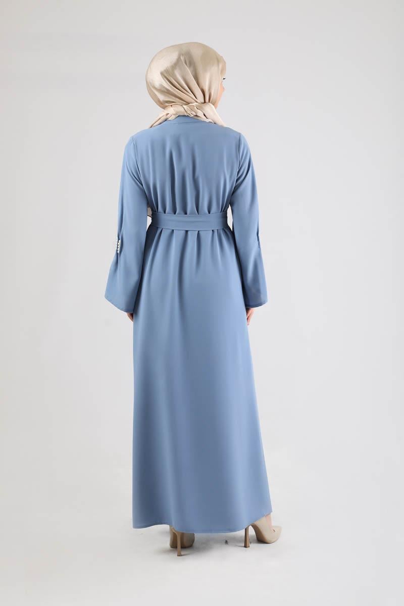 Kolları İncili Ferace Bebe Mavisi