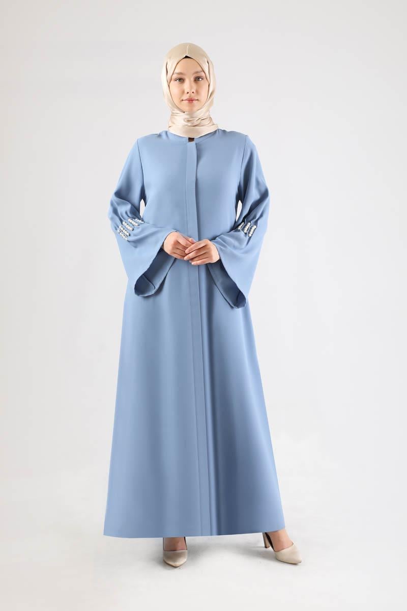 Kolları İncili Ferace Bebe Mavisi