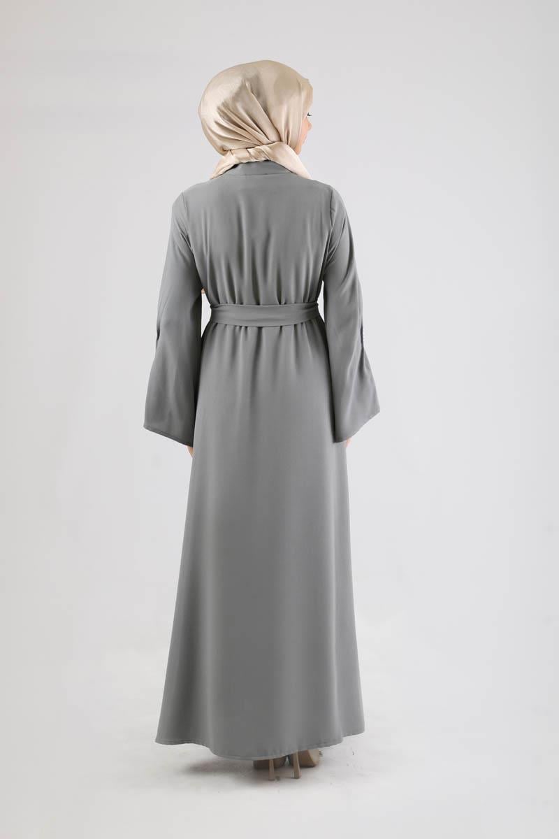 Kolları İncili Ferace Gri