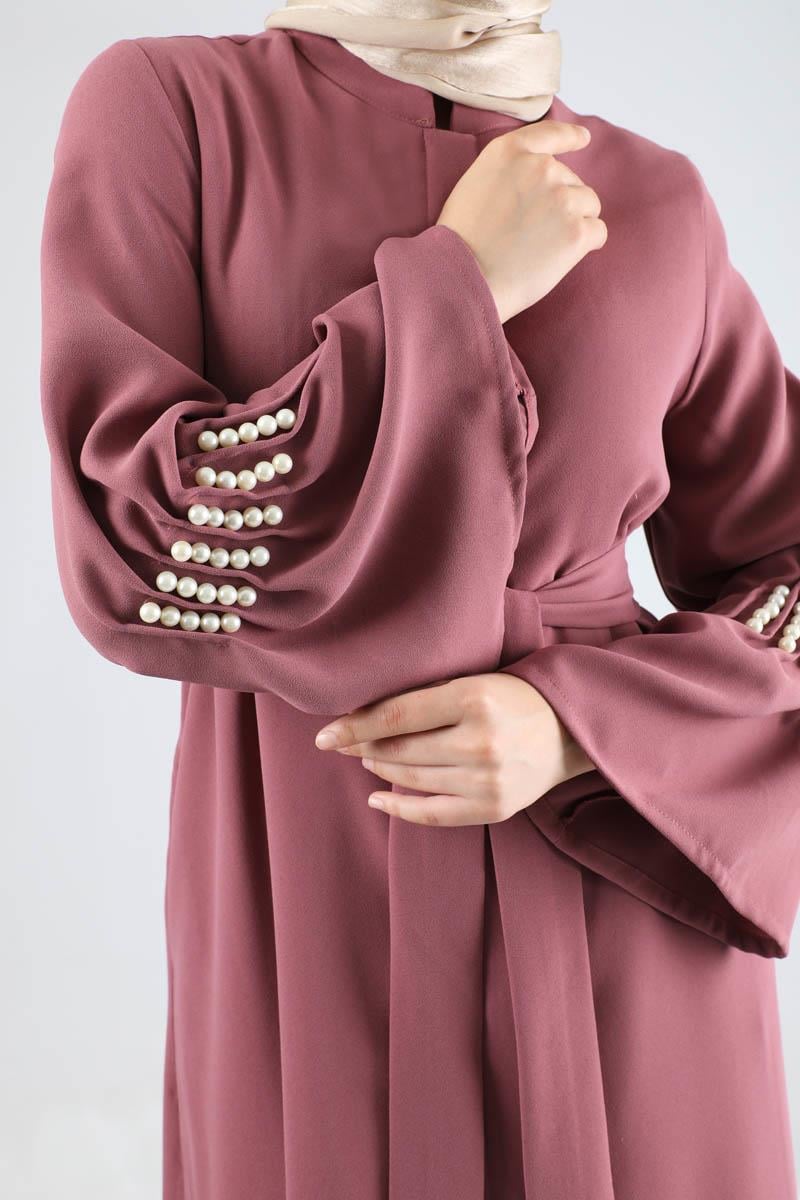 Kolları İncili Ferace Gül Kurusu