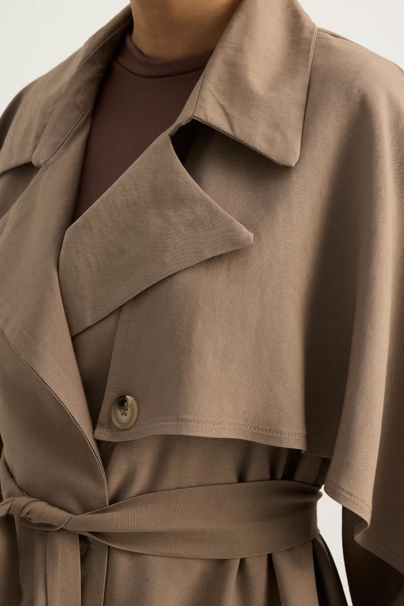 Laçin Trençkot Vizon