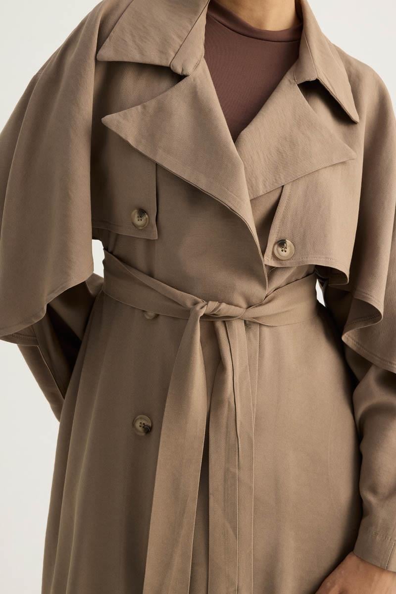 Laçin Trençkot Vizon