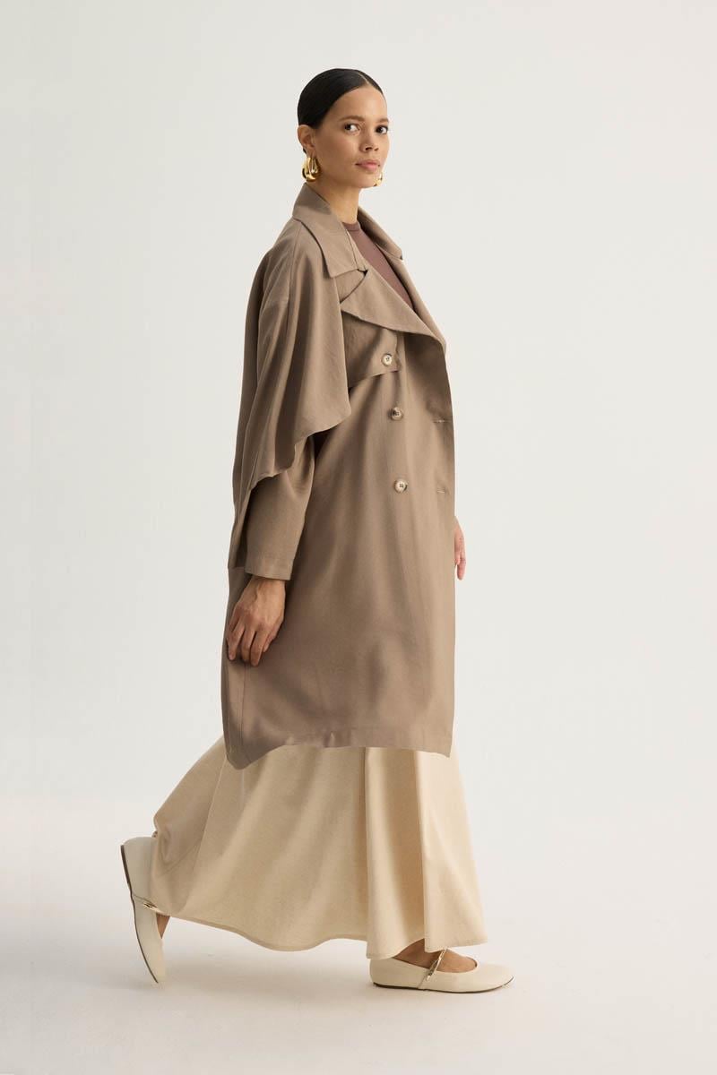 Laçin Trençkot Vizon