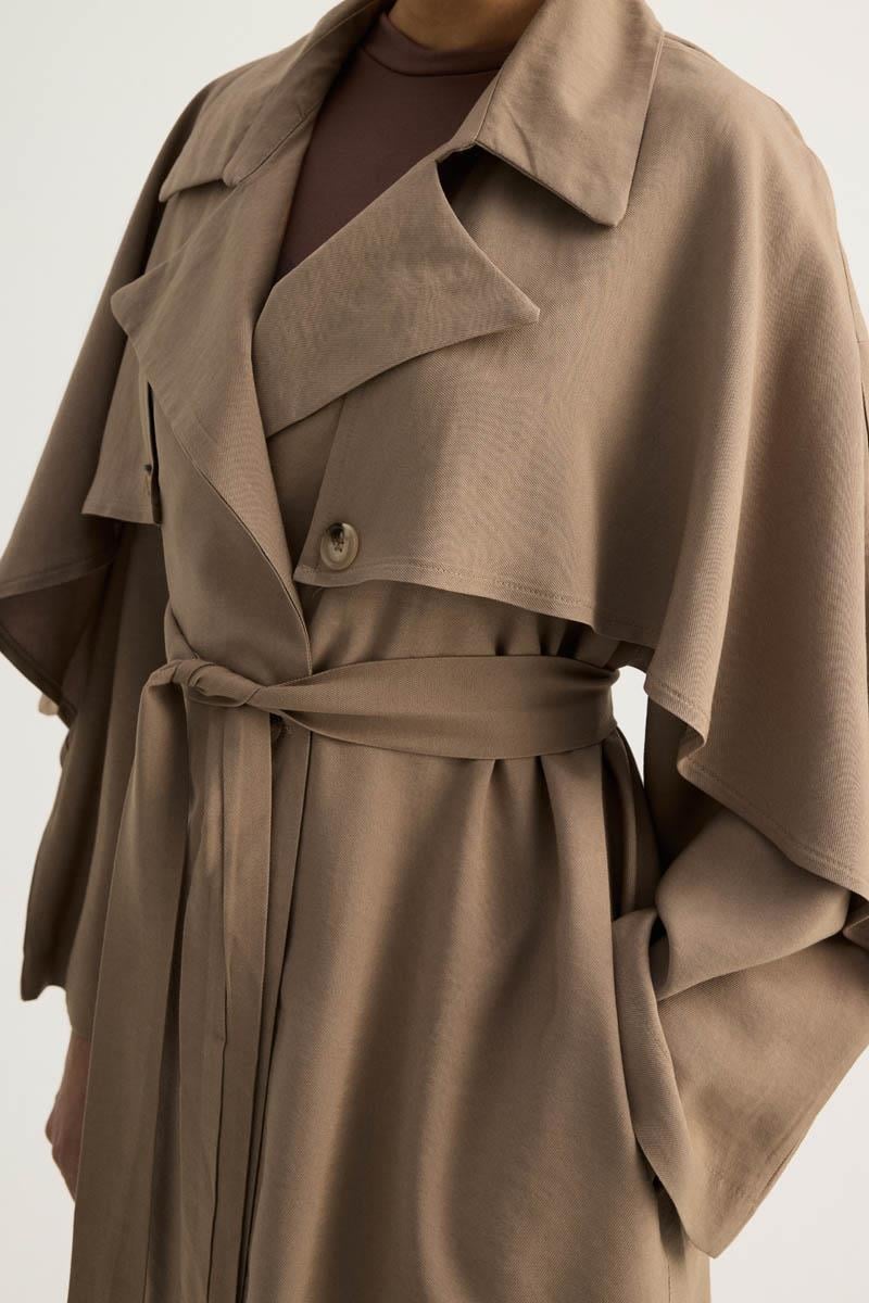 Laçin Trençkot Vizon