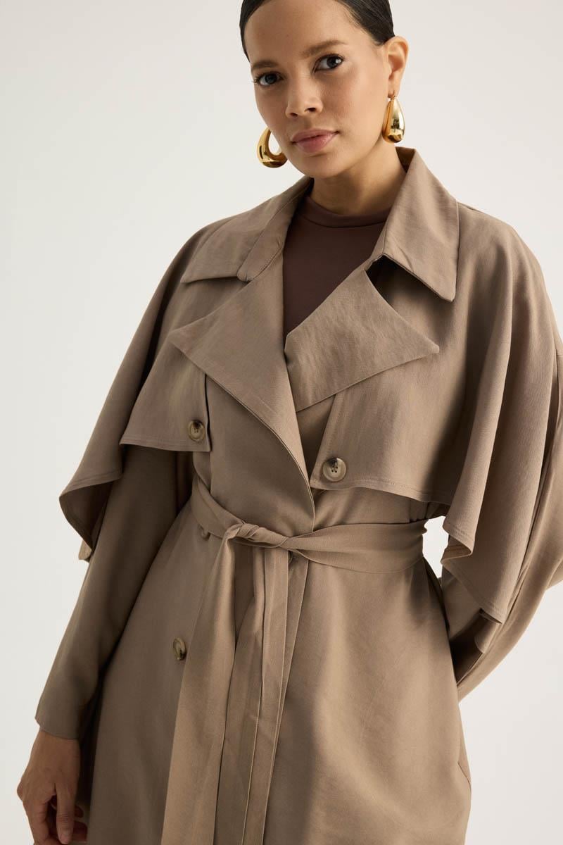 Laçin Trençkot Vizon