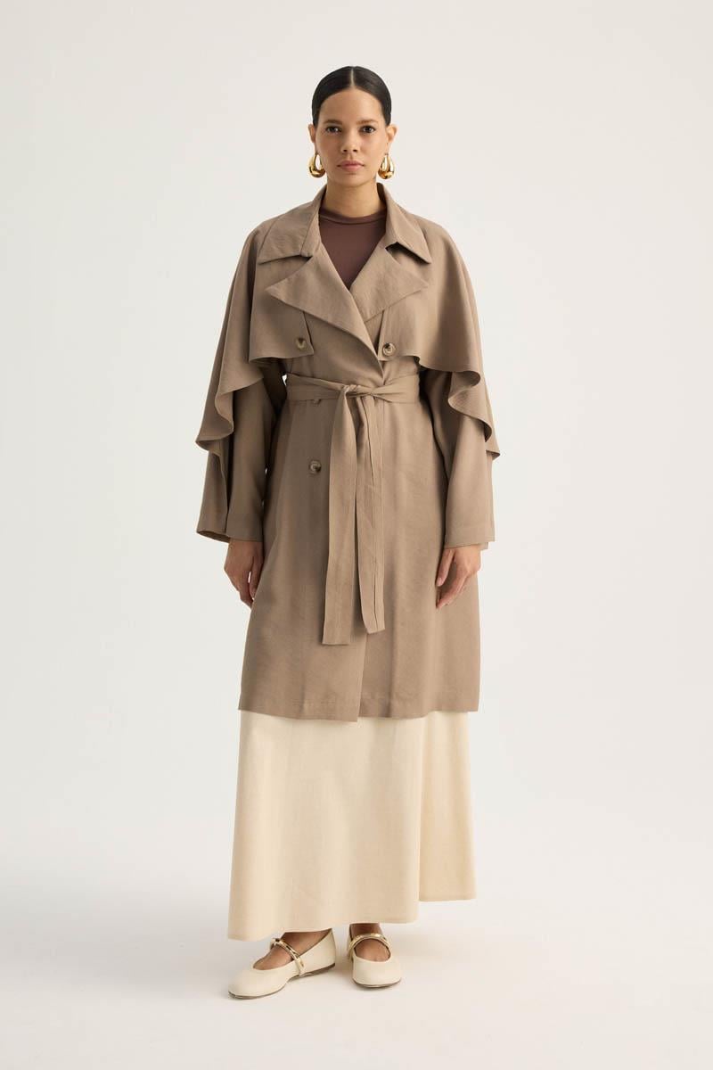 Laçin Trençkot Vizon