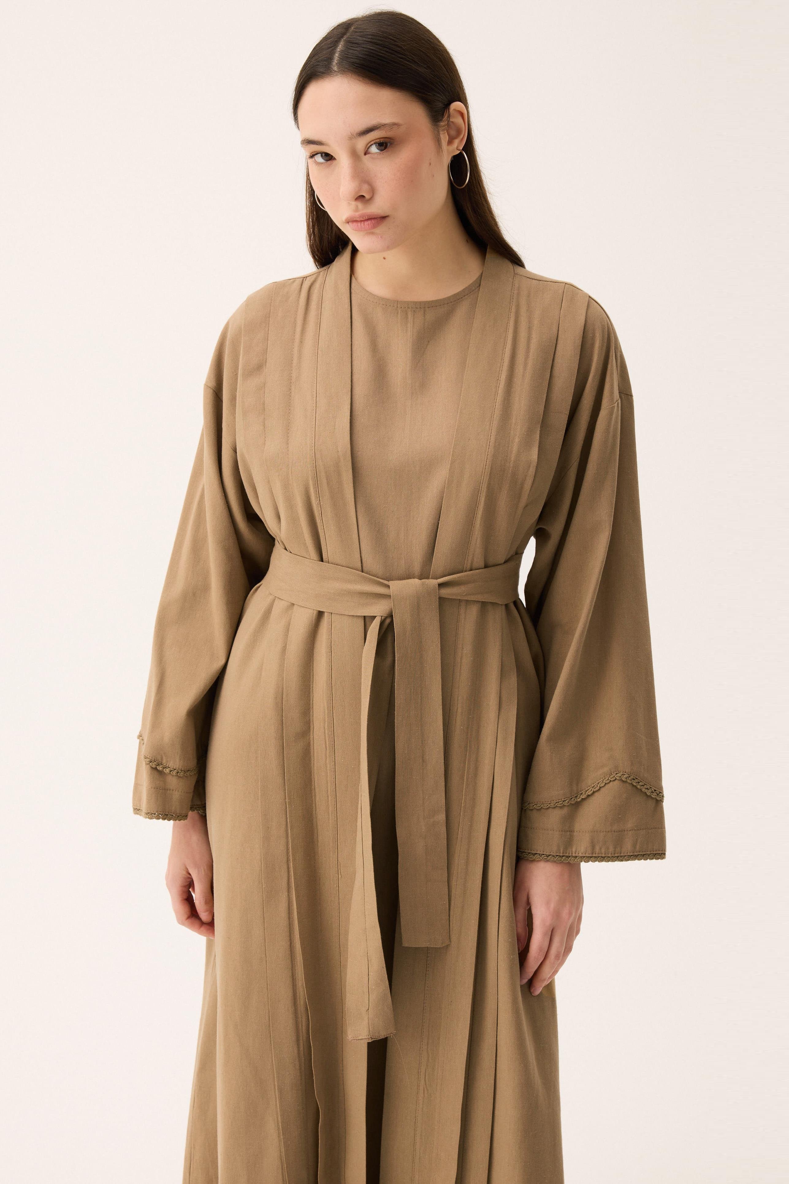Mayda Abaya Takım Camel