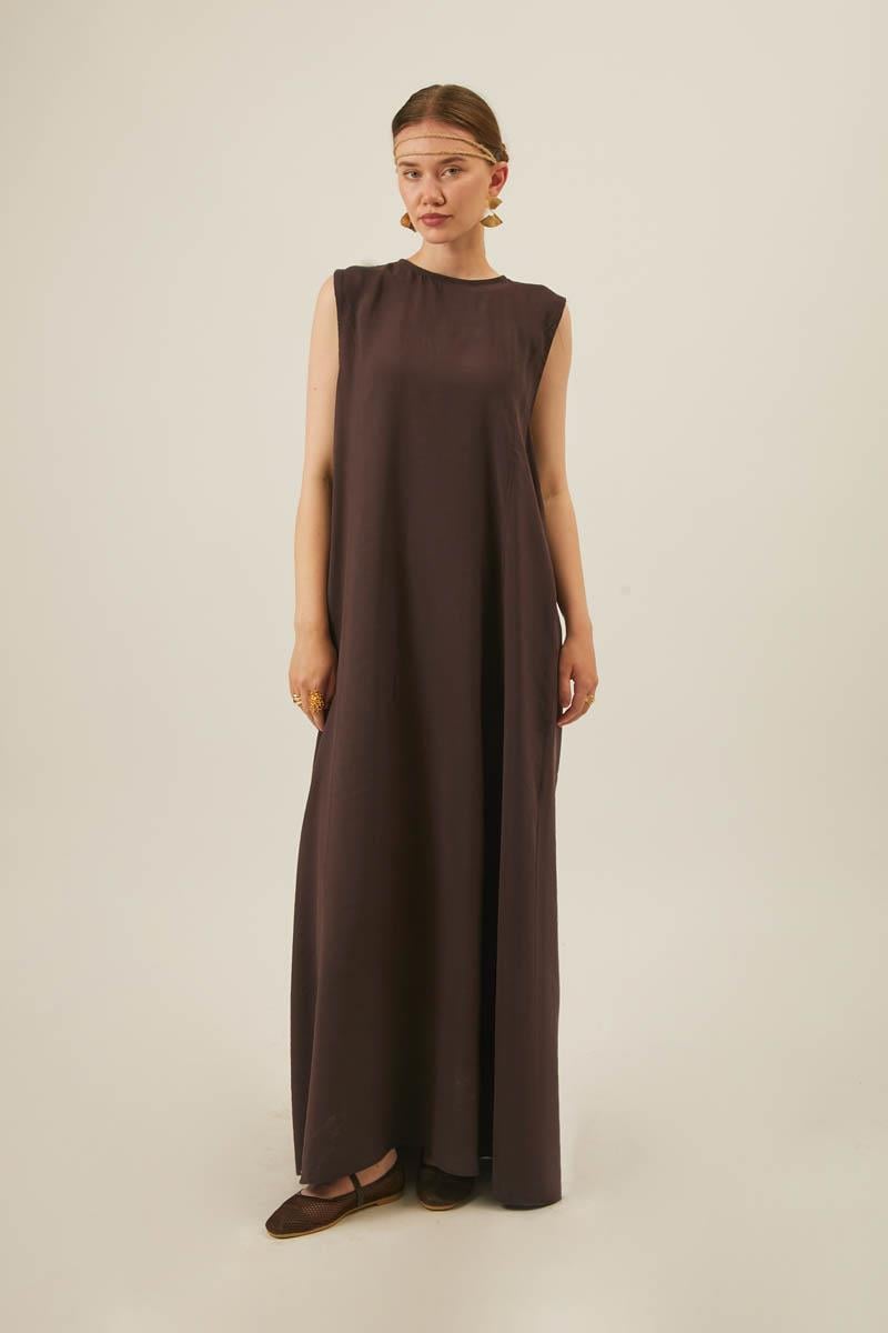 Modal Gömlekli Takım Kahverengi