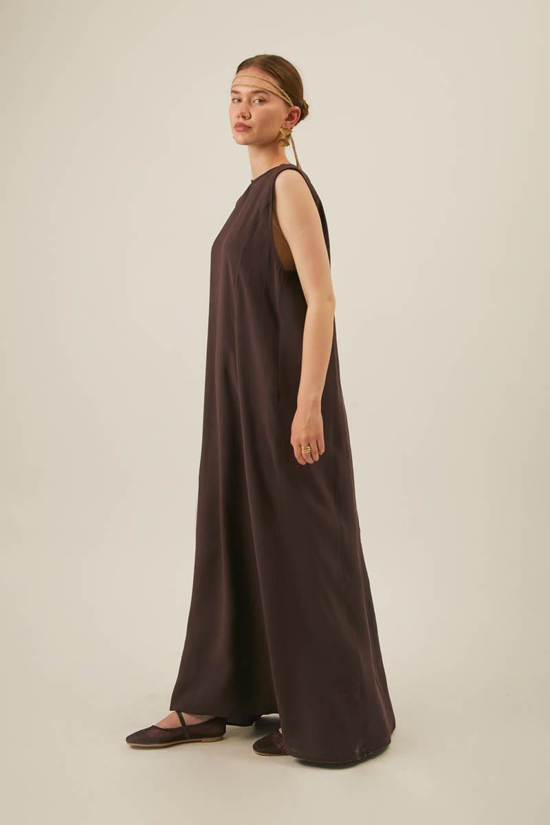 Modal Gömlekli Takım Kahverengi