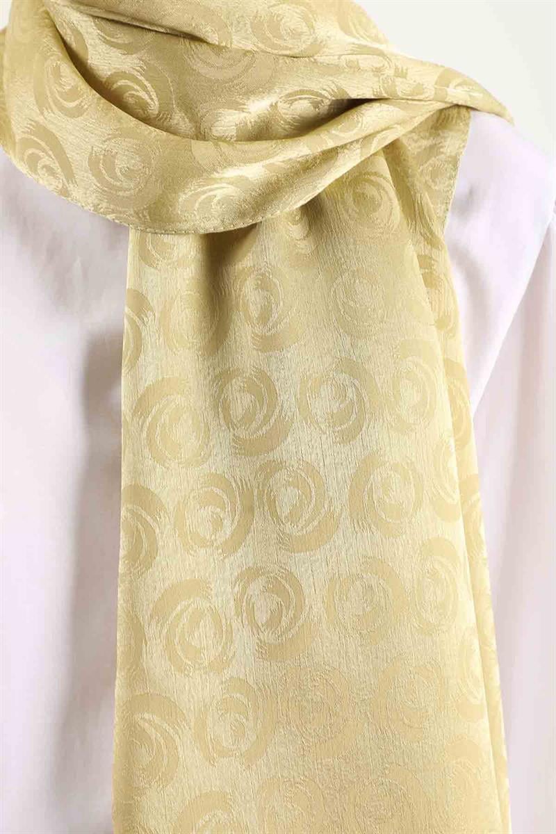 Monogram Şal Hardal