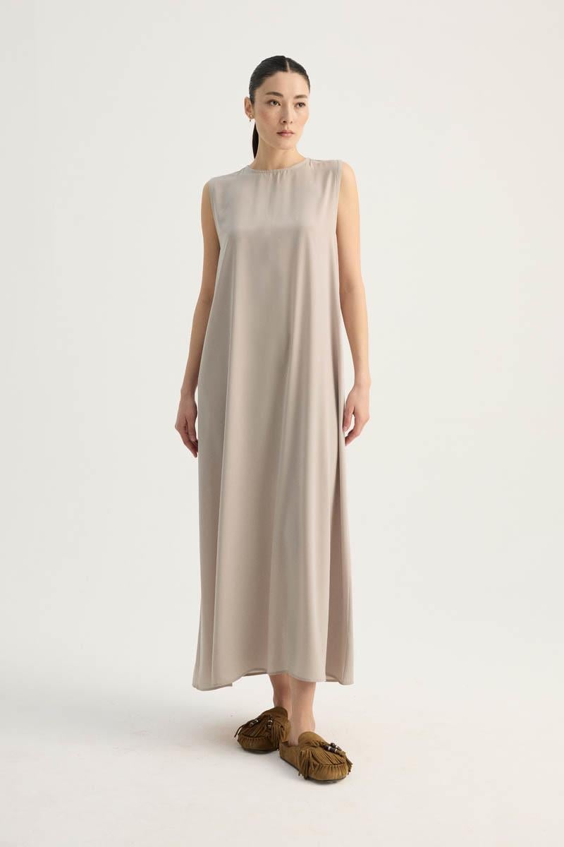 Nervür Detaylı Abaya Takım Taş