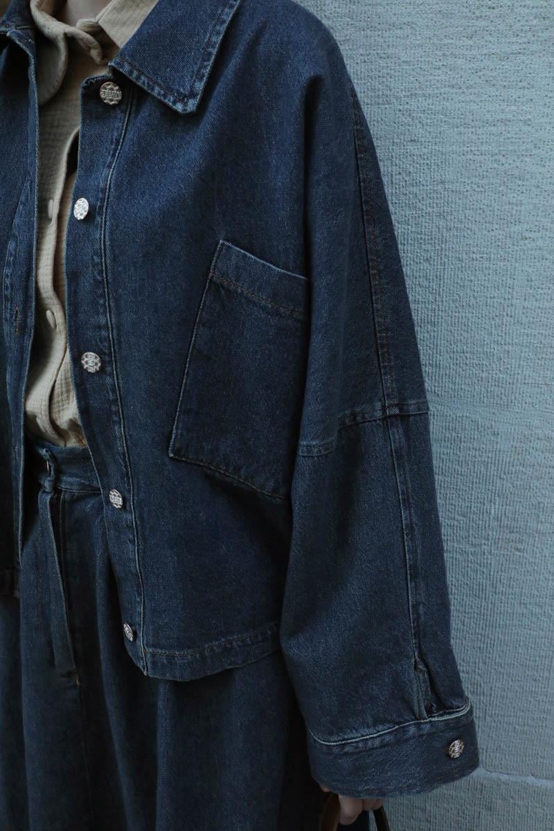 Oversize Denim Ceket
