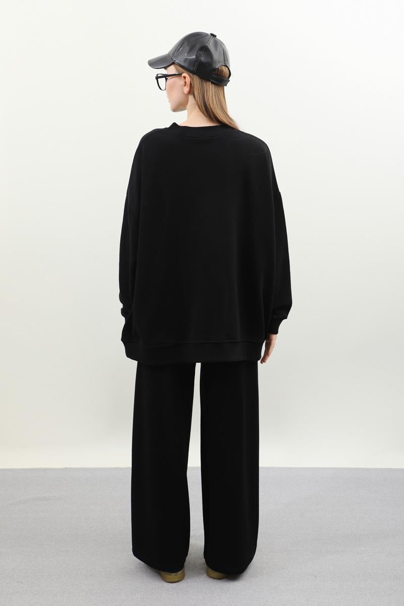 Oversize Sweat Siyah