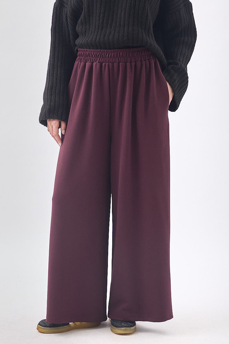 Oysho Geniş Pantolon Bordo
