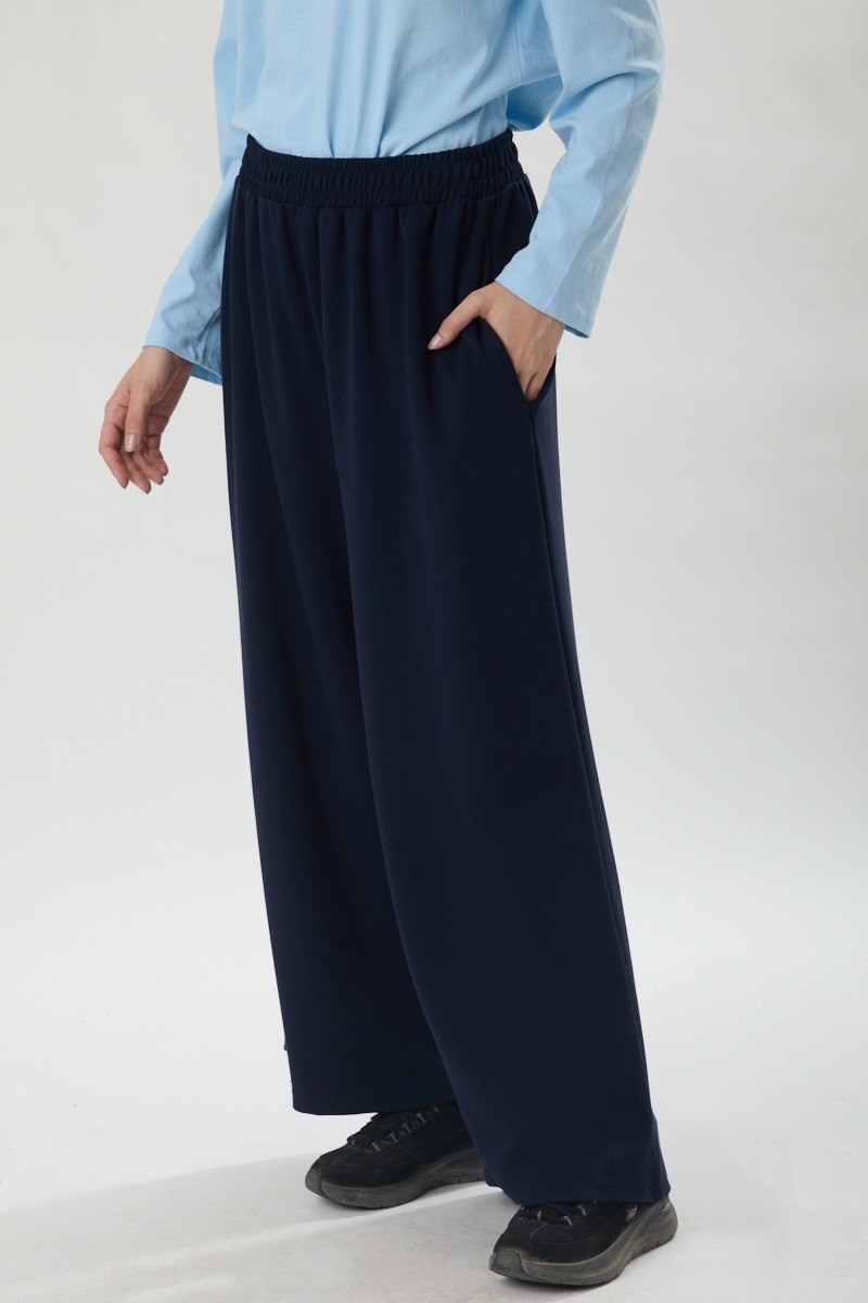 Oysho Geniş Pantolon Lacivert