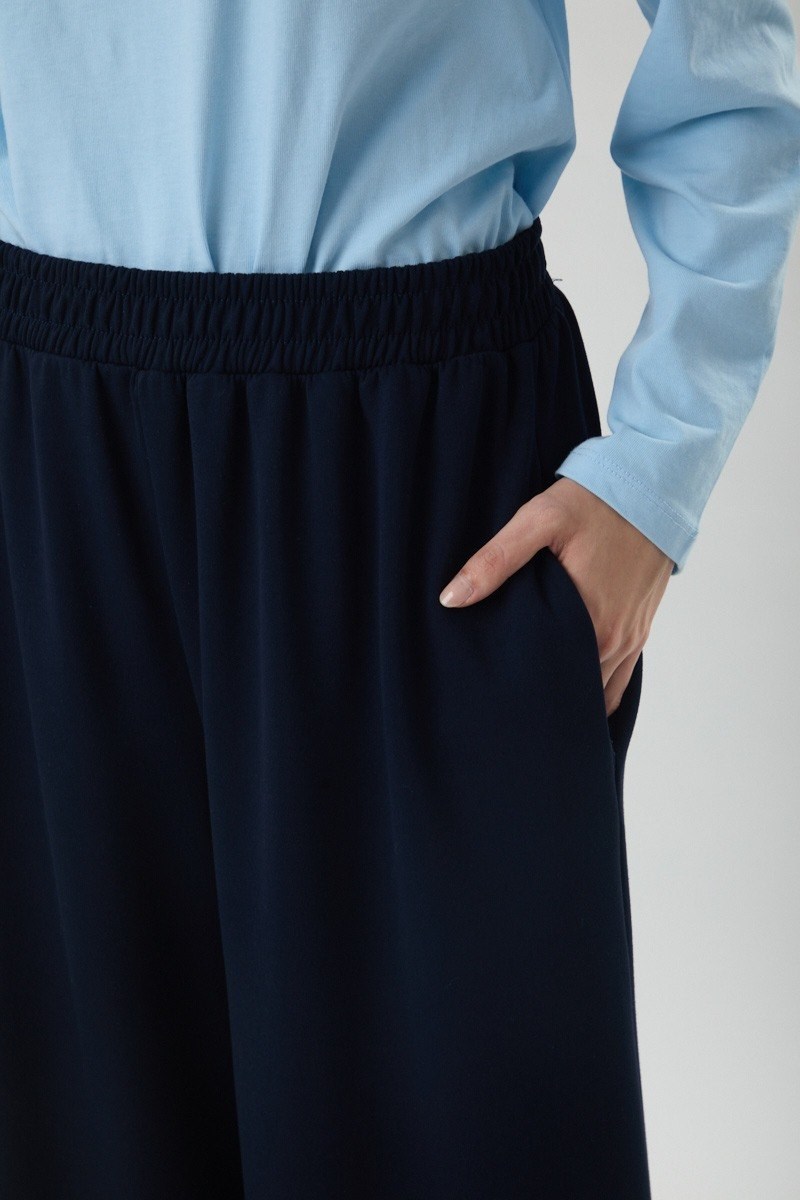 Oysho Geniş Pantolon Lacivert