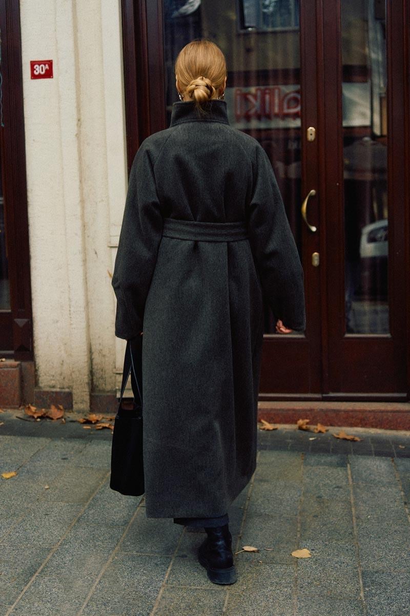 Pens Detaylı Kaban Antrasit