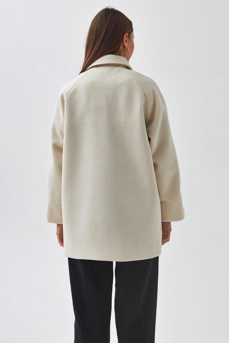 Reglan Kol Kısa Kaban Ekru