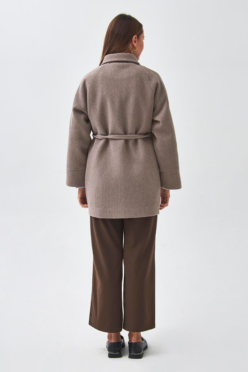 Reglan Kol Kısa Kaban Vizon