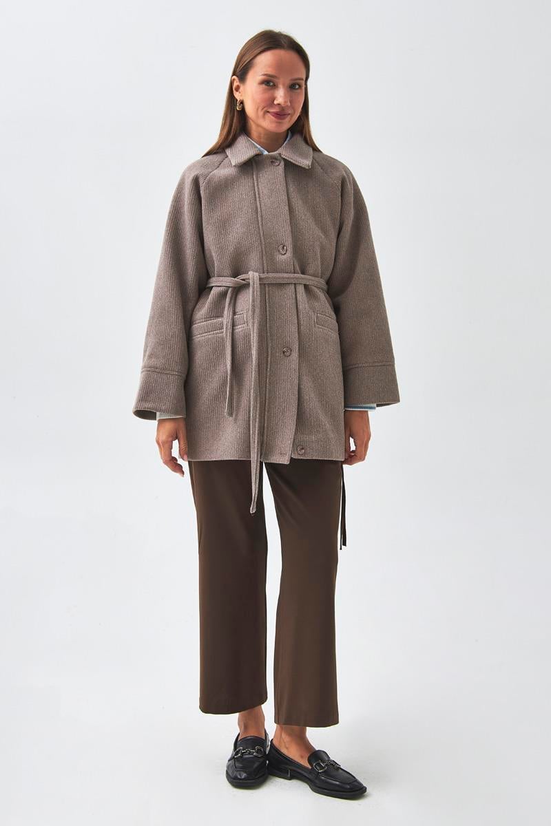 Reglan Kol Kısa Kaban Vizon