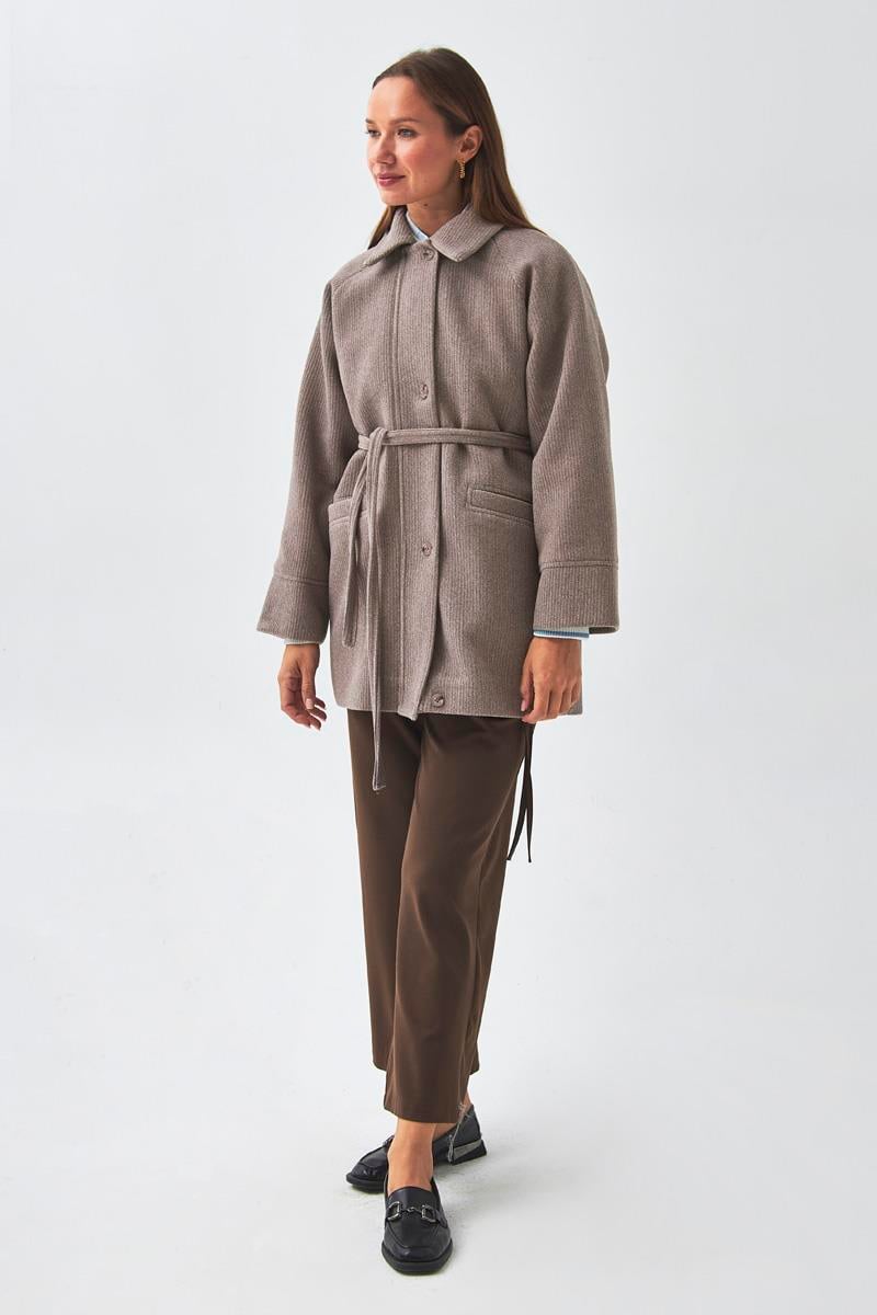 Reglan Kol Kısa Kaban Vizon