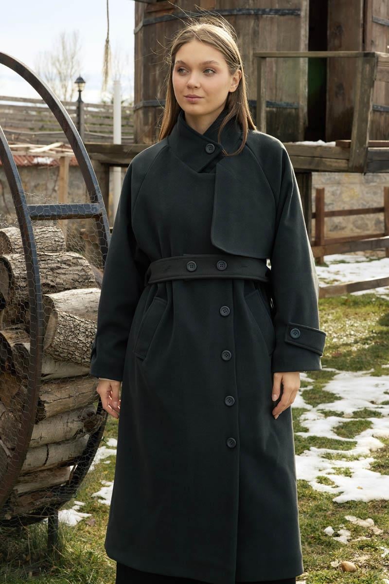 Rüzgarlıklı Premium Kaban Füme