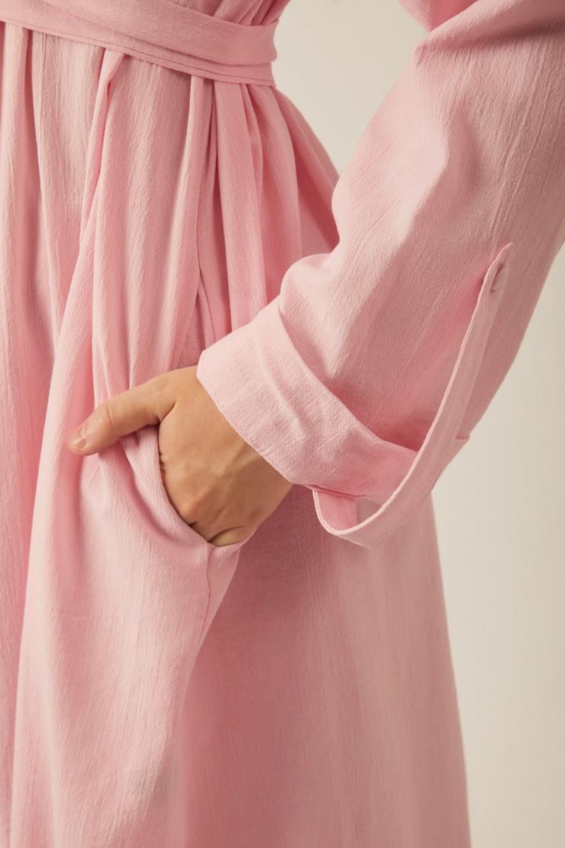 Şile Bezi Tunik Takım Pudra