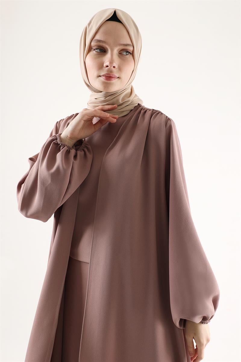 Soft Kimono Takım Gül Kurusu