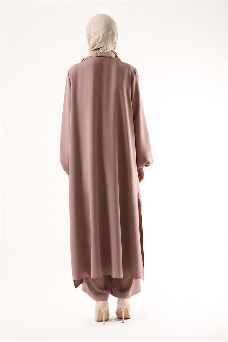 Soft Kimono Takım Gül Kurusu