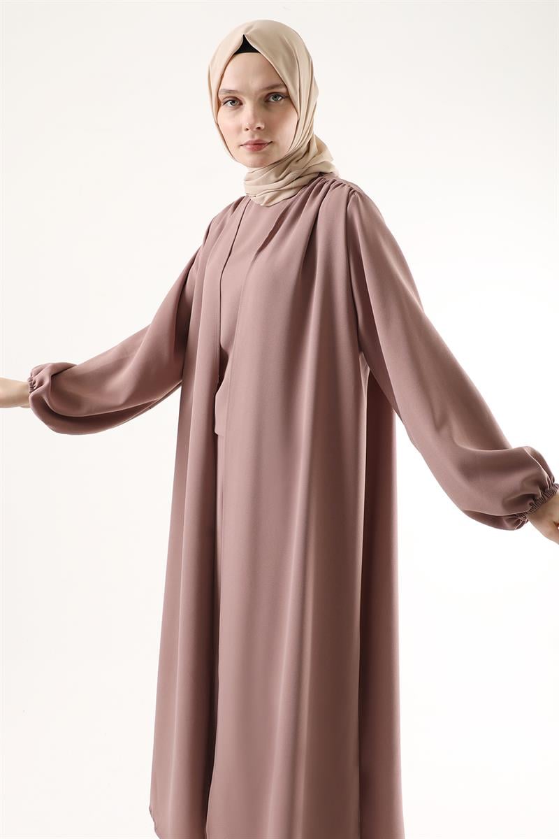 Soft Kimono Takım Gül Kurusu