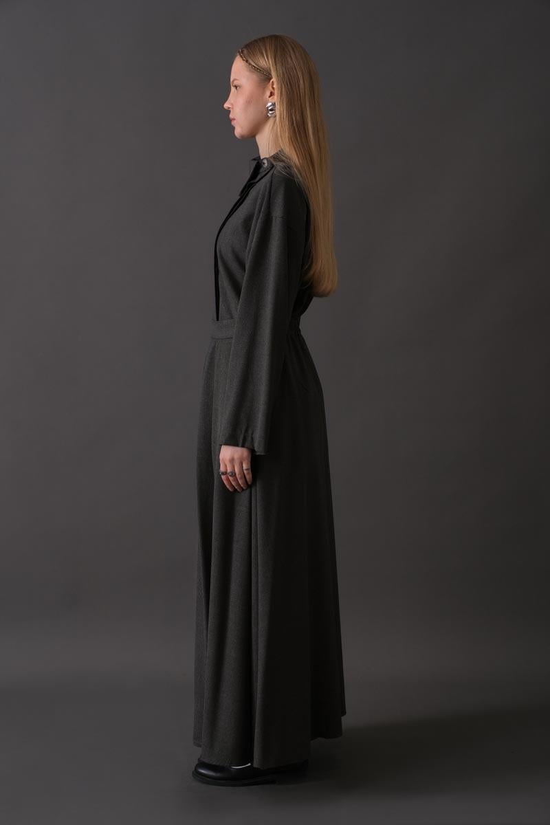 Toka Detaylı Etek Antrasit