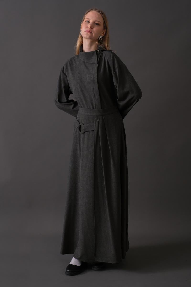 Toka Detaylı Etek Antrasit