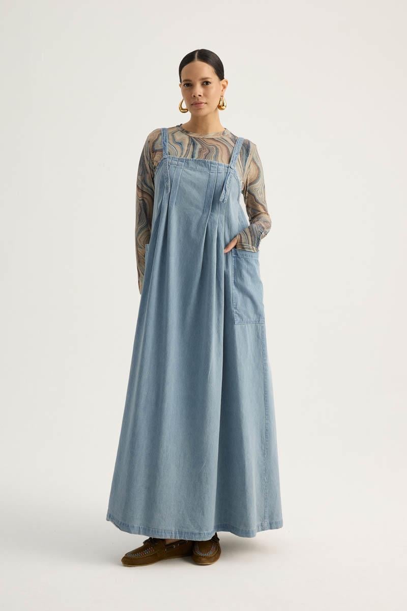 Torba Cepli Denim Jile Buz Mavisi 