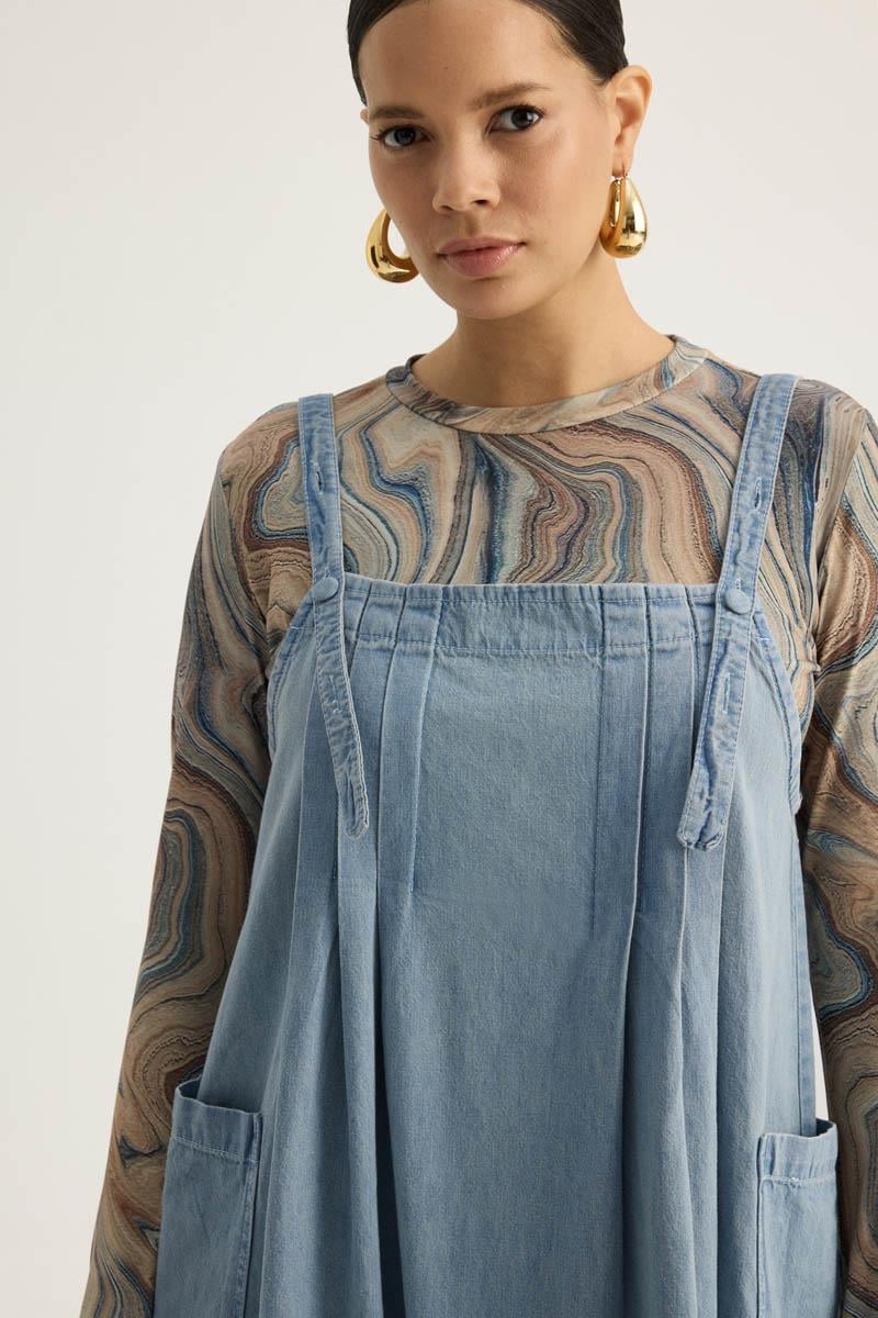 Torba Cepli Denim Jile Buz Mavisi 