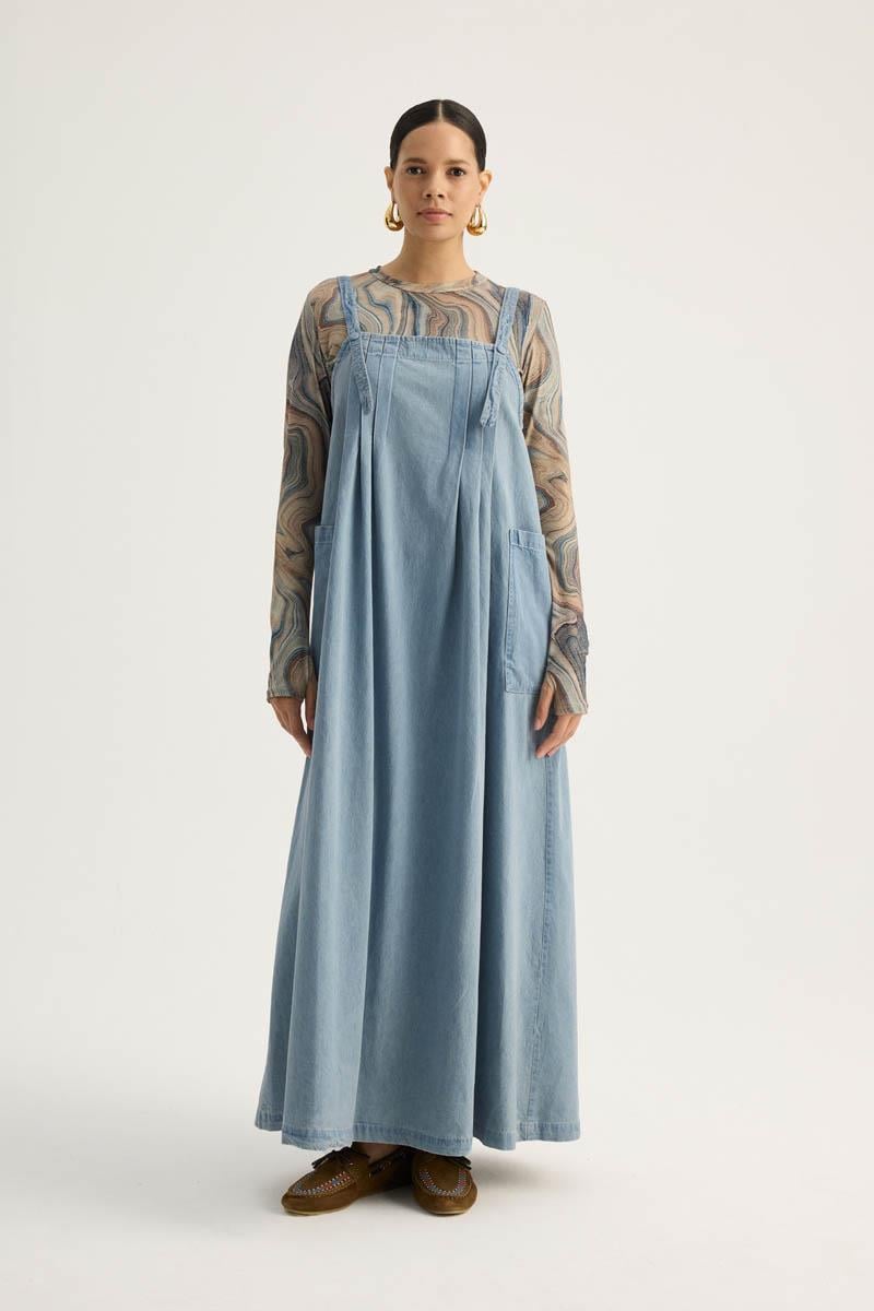 Torba Cepli Denim Jile Buz Mavisi 