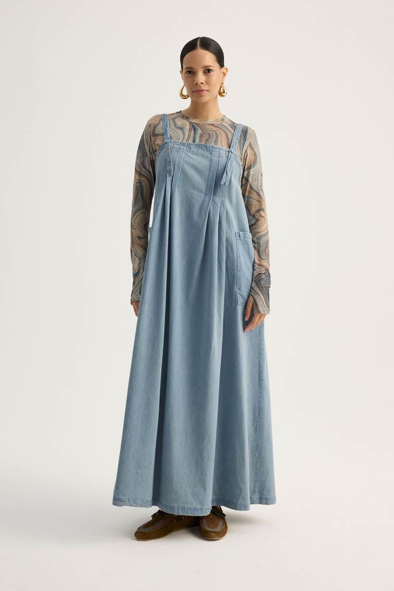 Torba Cepli Denim Jile Buz Mavisi 