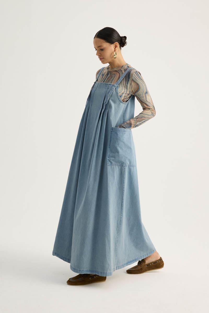 Torba Cepli Denim Jile Buz Mavisi 