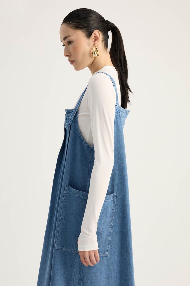 Torba Cepli Denim Jile Mavi