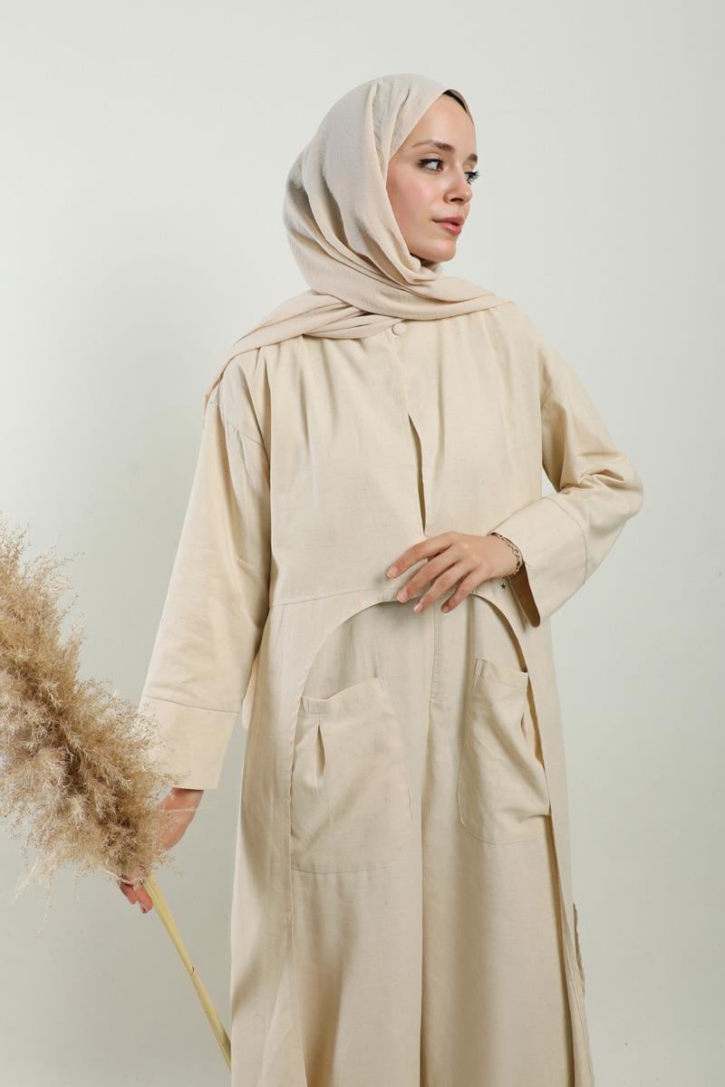 Tulumlu Abaya Takım Taş