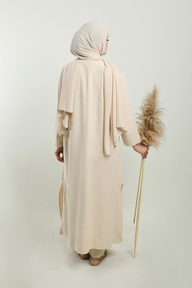 Tulumlu Abaya Takım Taş