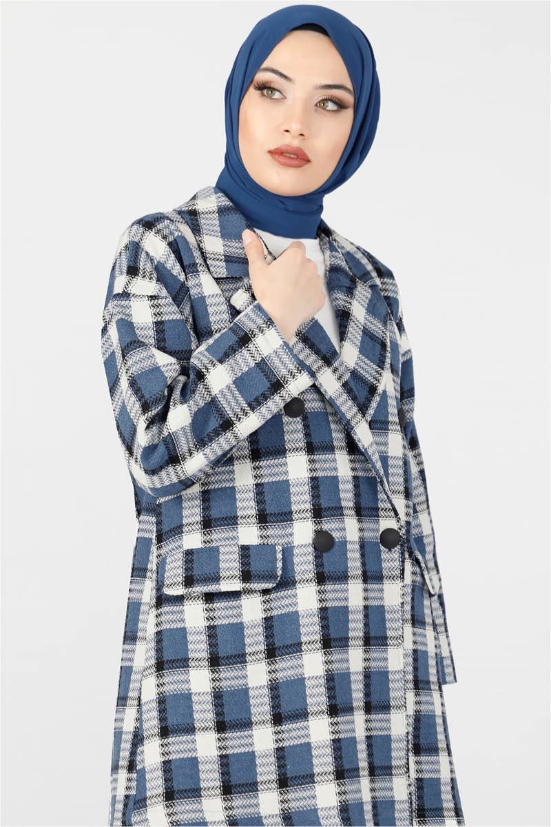 Tüvit Blazer Ceket Lacivert