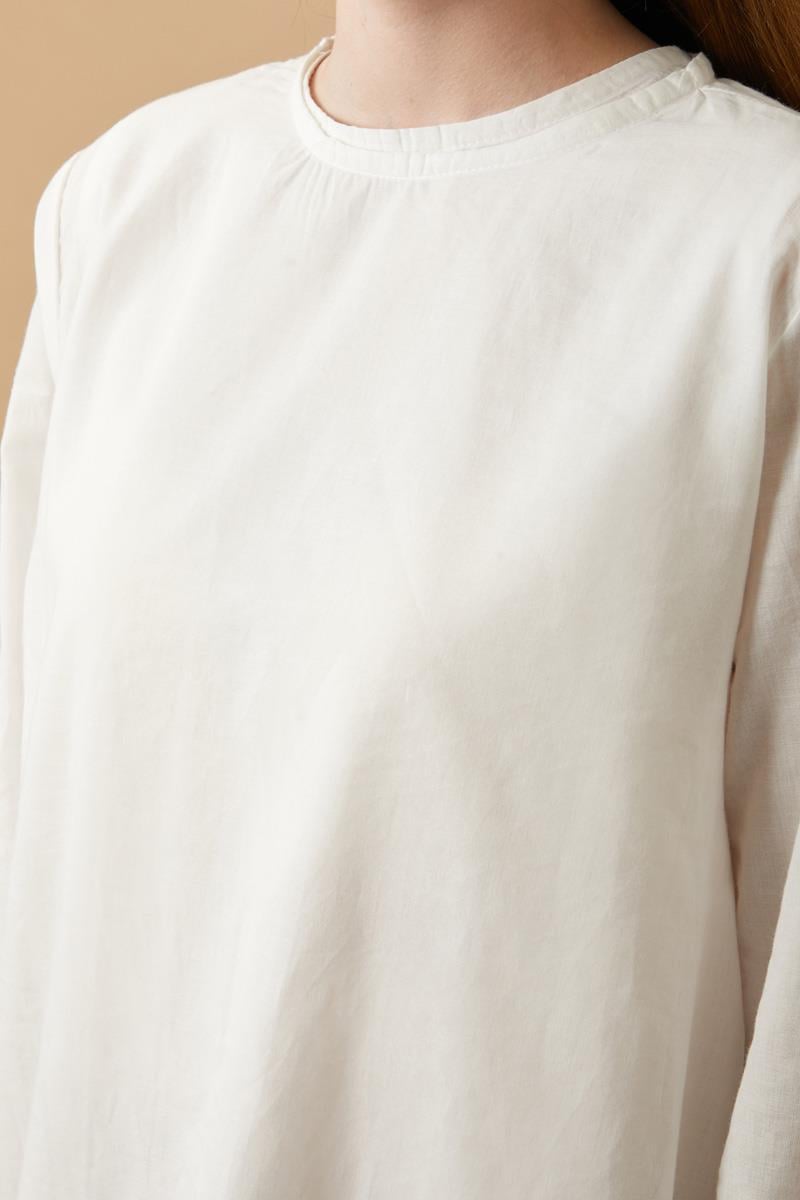 Uzun Kollu Kısa Boy Vual Astar Beyaz